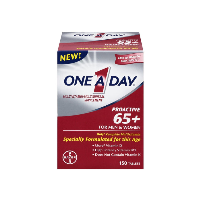 One A Day Proactive 65+ Multivitamin/Multi-Mineral Tablets 150 ea