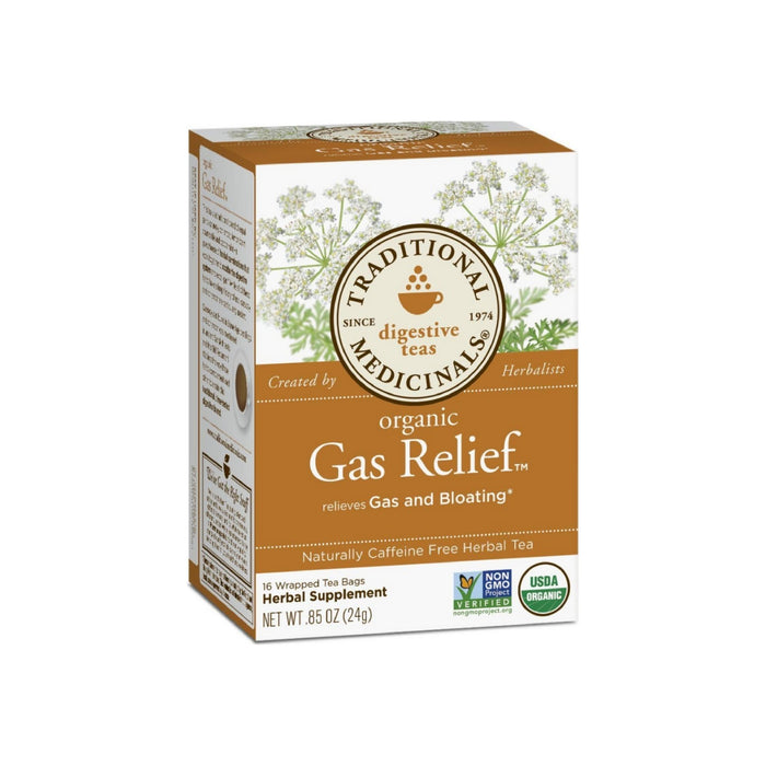 Traditional Medicinals Organic Tea Bags, Gas Relief 16 ea