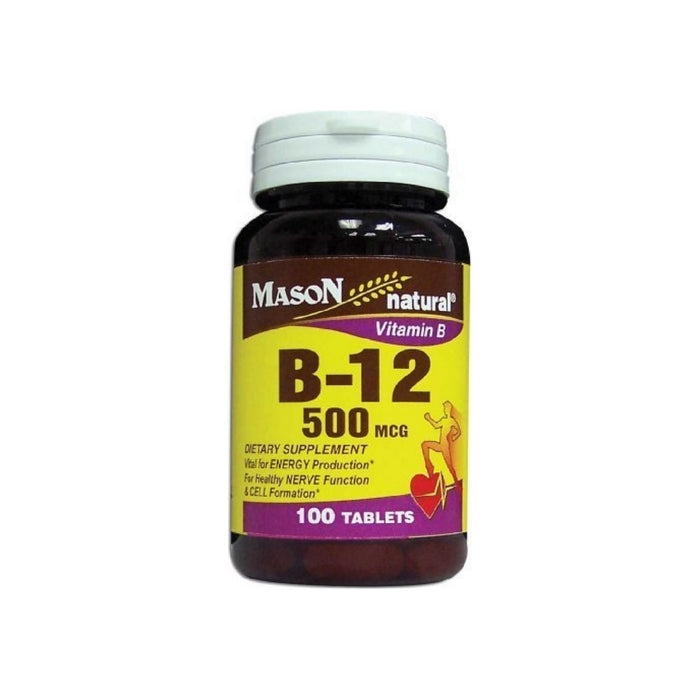 Mason Natural Vitamin B-12 500 mcg Tablets 100 ea