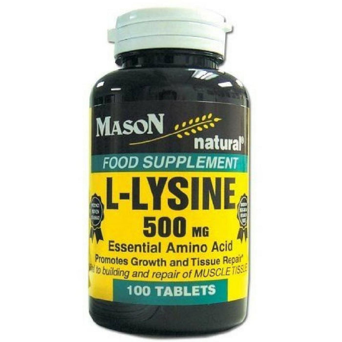 Mason Naturals L-Lysine 500 mg Tablets 100 ea
