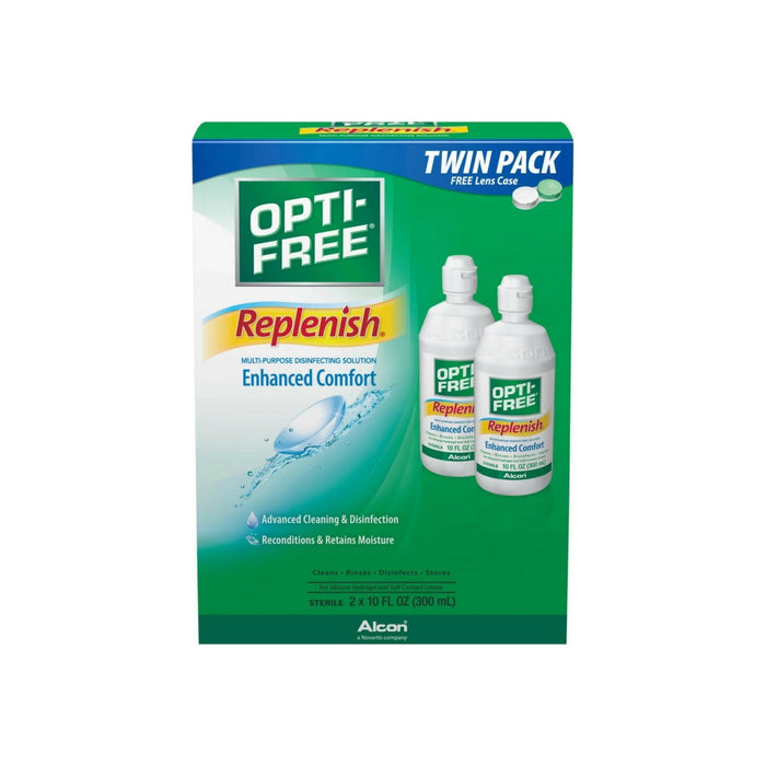 Alcon OPTI-FREE Replenish Multi-Purpose Disinfecting Solution 10 oz