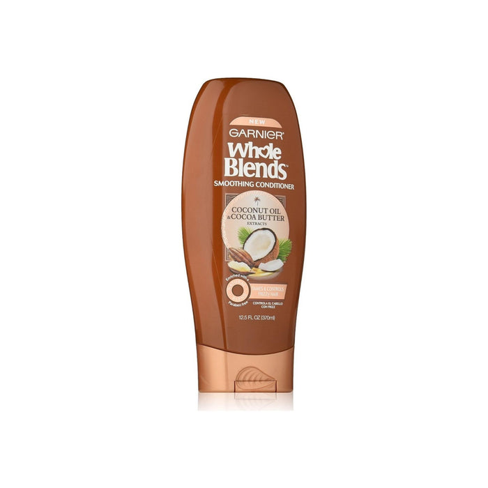 Garnier Whole Blends Smoothing Conditioner, Coconut Oil & Cocoa Butter extracts 12.5 oz