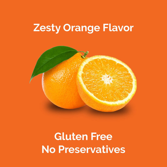Airborne Zesty Orange Effervescent Tablets, 20 count - 1000mg of Vitamin C - Immune Support Supplement