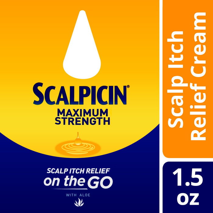 Scalpicin Max Strength Scalp Itch Treatment, 1.5 oz