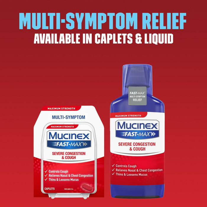Mucinex Fast-Max Severe Congestion & Cough Liquid, 9 oz