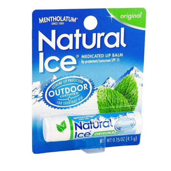 Mentholatum Natural Ice Lip Balm Original SPF 15 1 Each