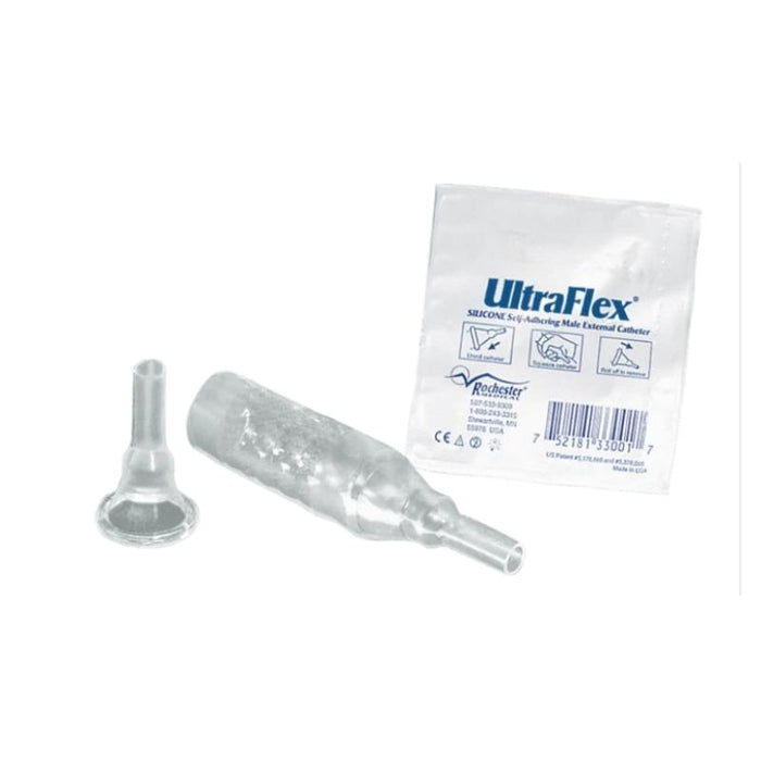 UltraFlex Male External Catheter SelfAdhesive Band Silicone Medium
