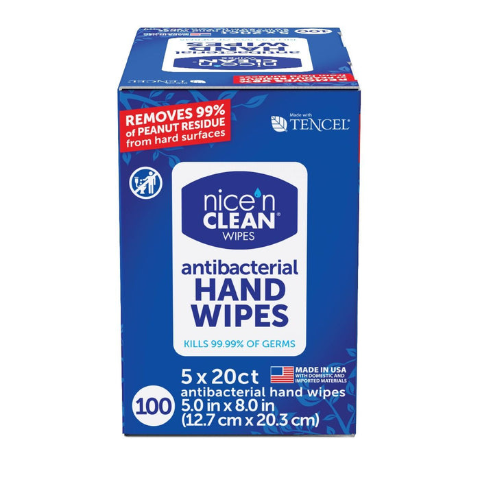 Nice ′N Clean Antibacterial Hand Wipes...100ct Pack