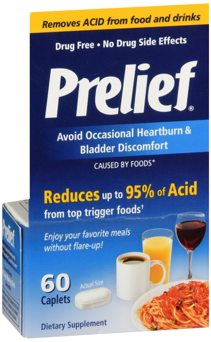 Prelief Acid Reducer Dietary Supplement Caplets