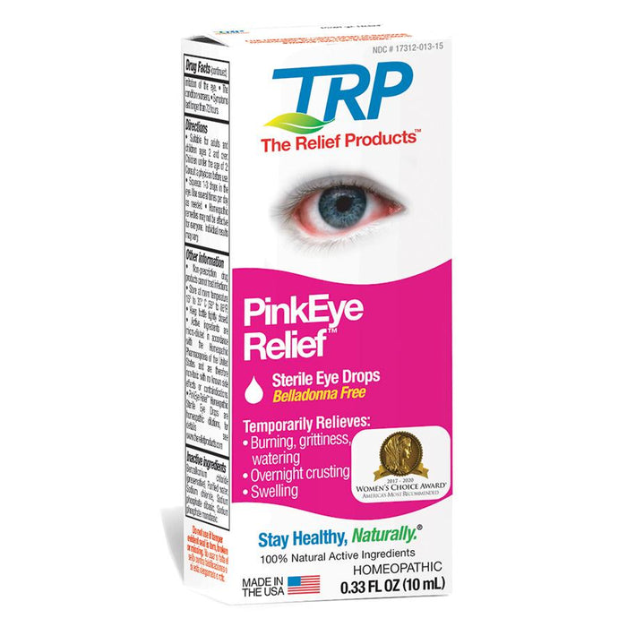 The Relief Products Pink Eye Relief Homeopathic Sterile Eye Drops 0.33 oz