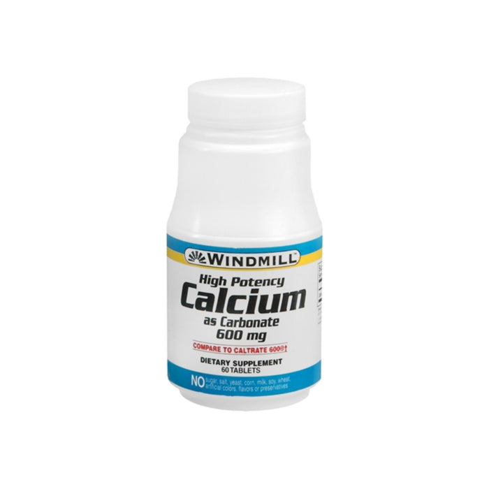 Windmill Calcium Carbonate 600 mg Tablets 60 Tablets