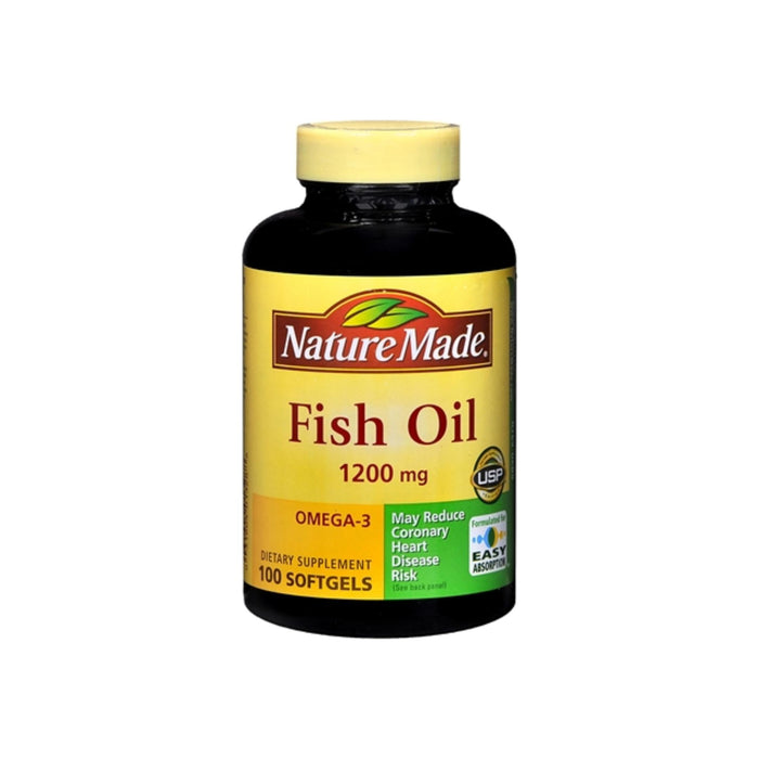 Nature Made Fish Oil 1200 mg Softgels 100 ea