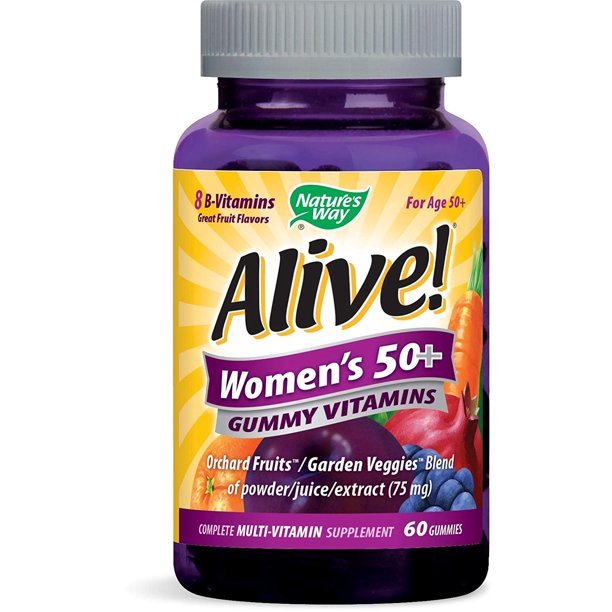 Nature's Way Alive! Women's 50+ Gummy Multivitamin 60 ea