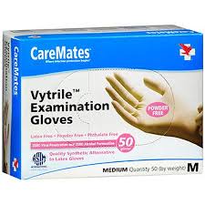CareMates Vytrile Exam Gloves 50ct
