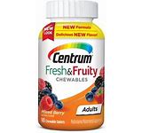 Centrum Chewables Adult Multivitamin/Multimineral Tablets, Fresh & Fruity 90 ea