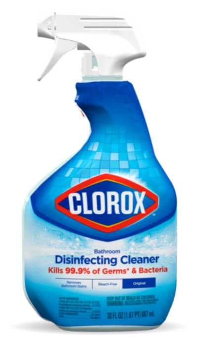 Clorox® Disinfecting Bathroom Cleaner-30Fl oz Spray bottle