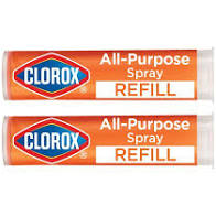 Concentrated Clorox All-Purpose Cleaning System Refills (2 ct), Citrus Scent - makes 50 oz