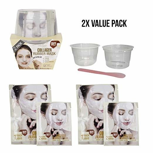 LINDSAY HOME AESTHETICS 2 Pack Collagen Rubber Mask 5.04  oz