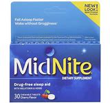 MidNite  Sleep Aid Chewable Tablets 30 Tabs ea