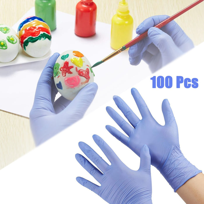 100 pcs Kids Disposable Nitrile Gloves for 4-12 Years