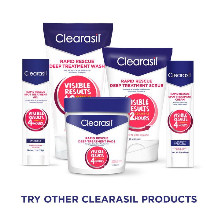 Clearasil Rapid Rescue Acne Spot Treatment Cream, 1 oz