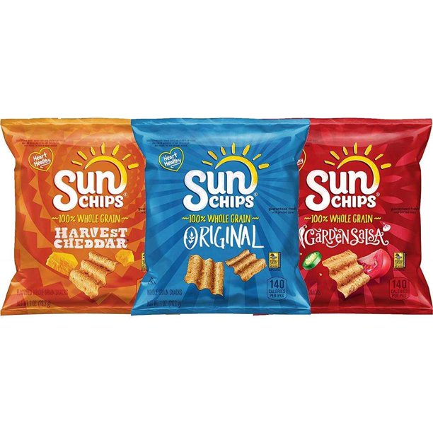 SunChips Flavored Whole Grain Snacks, 1.5 oz. Bag Assorted Flavors
